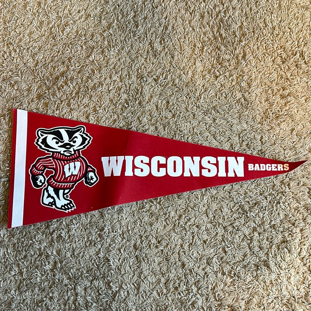 Wisconsin Badgers Flag